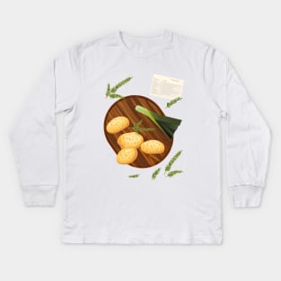 Potato Recipe Kids Long Sleeve T-Shirt